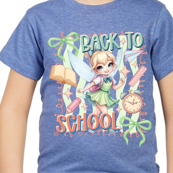 Tinker Bell Chibi Back to school Graphic T-shirt for kids - Picture 5 of 5